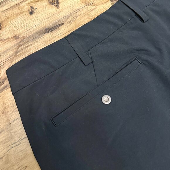 Ministry of Supply Men's Pace Poplin Chino Black 34 NWT Tech Stretch Pants - Picture 6 of 14